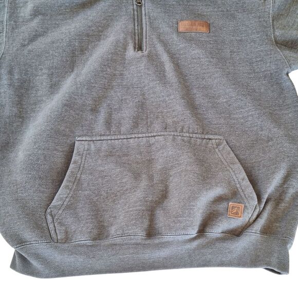 JACKSON HOLE Hoodie 1/4 Zip Sweatshirt Size M Pouch Pocket - Picture 7 of 14